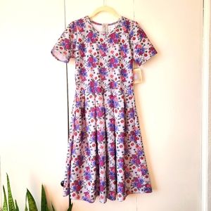 LuLaRoe Floral Amelia Dress Size S NWT